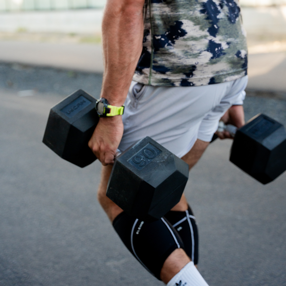 Hex Rubber Dumbbells LBS - Pair