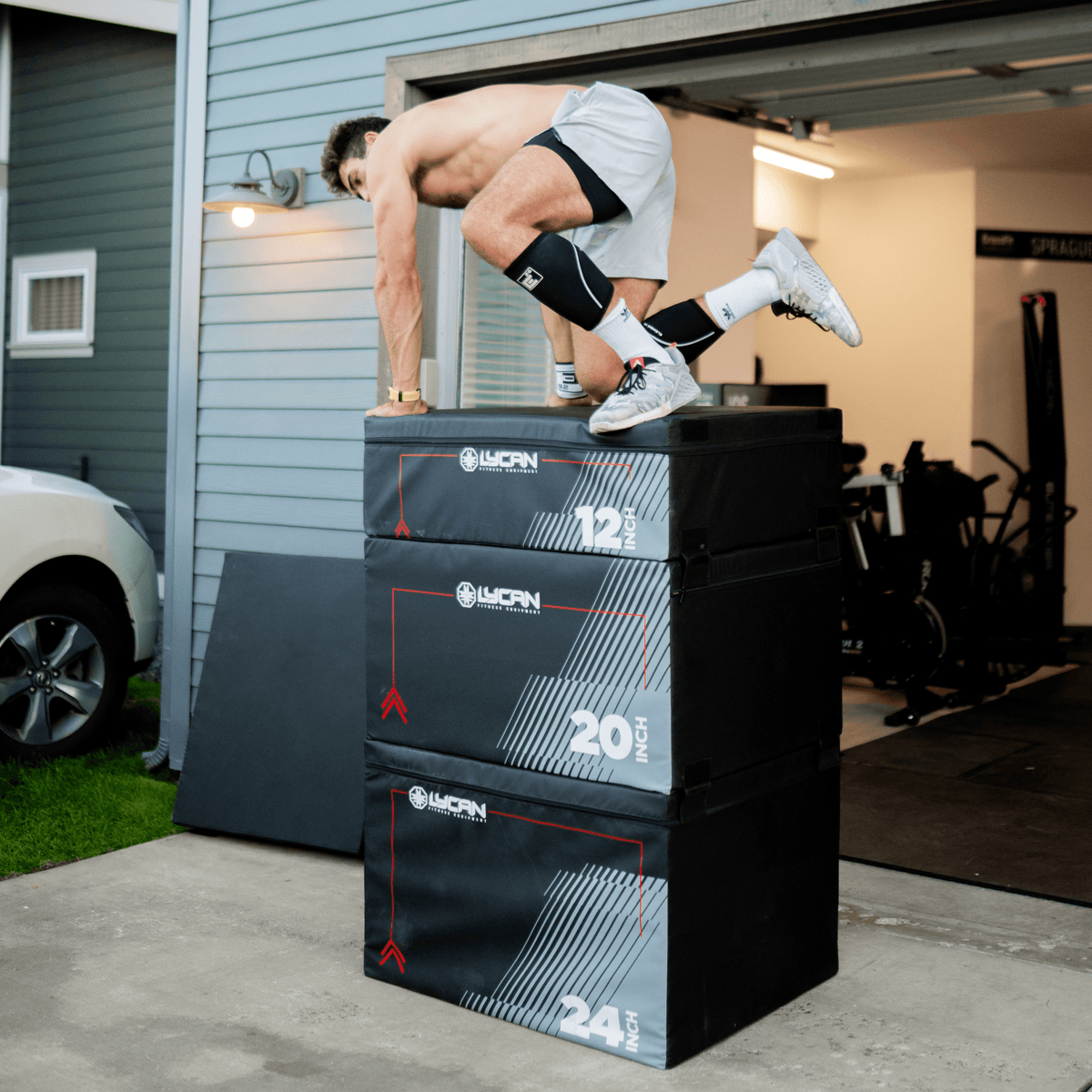 Stackable Soft Plyo Box landing surface detail