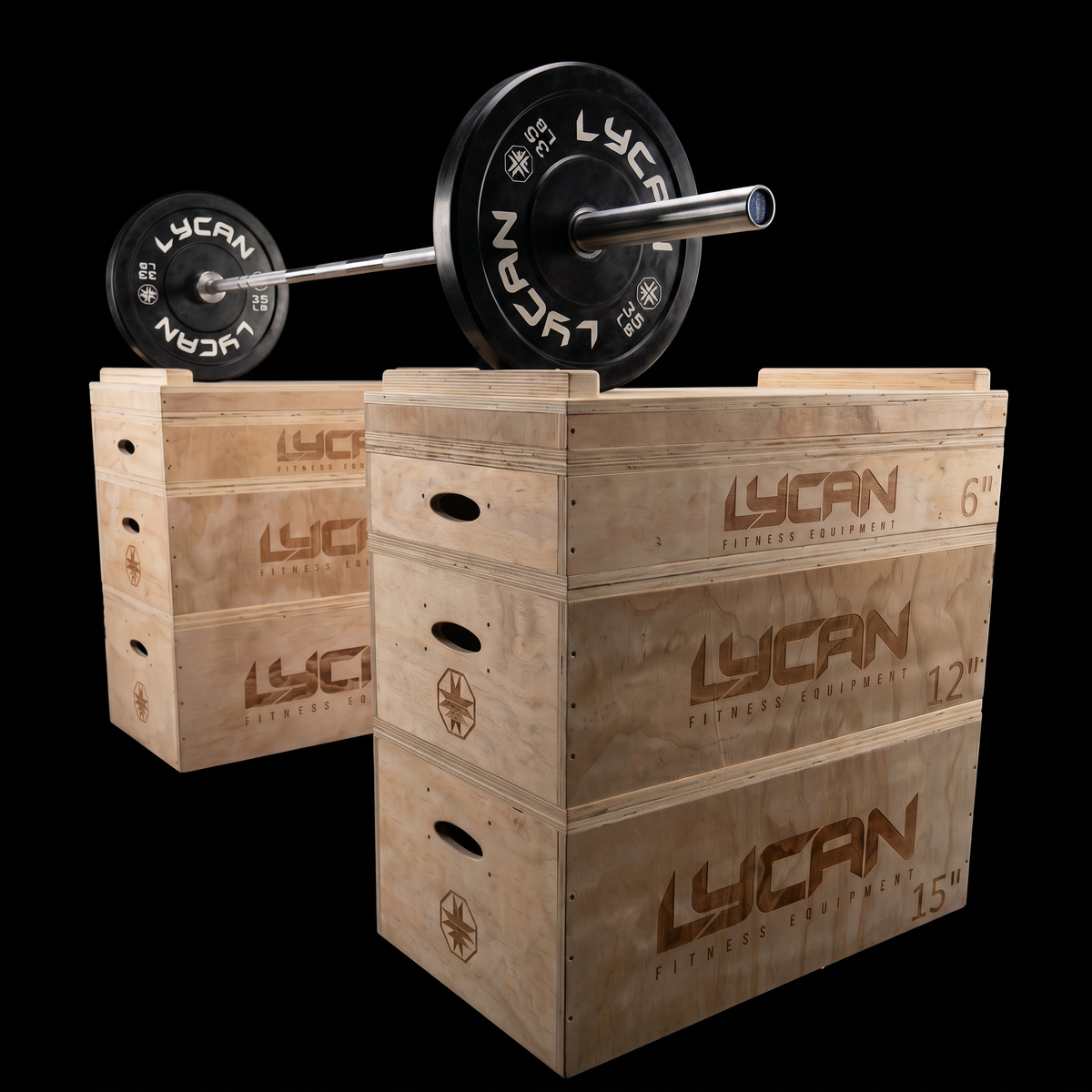 Wooden Jerk Blocks Set