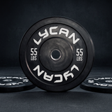 Black Rubber Bumper Plates Lbs (Pair)