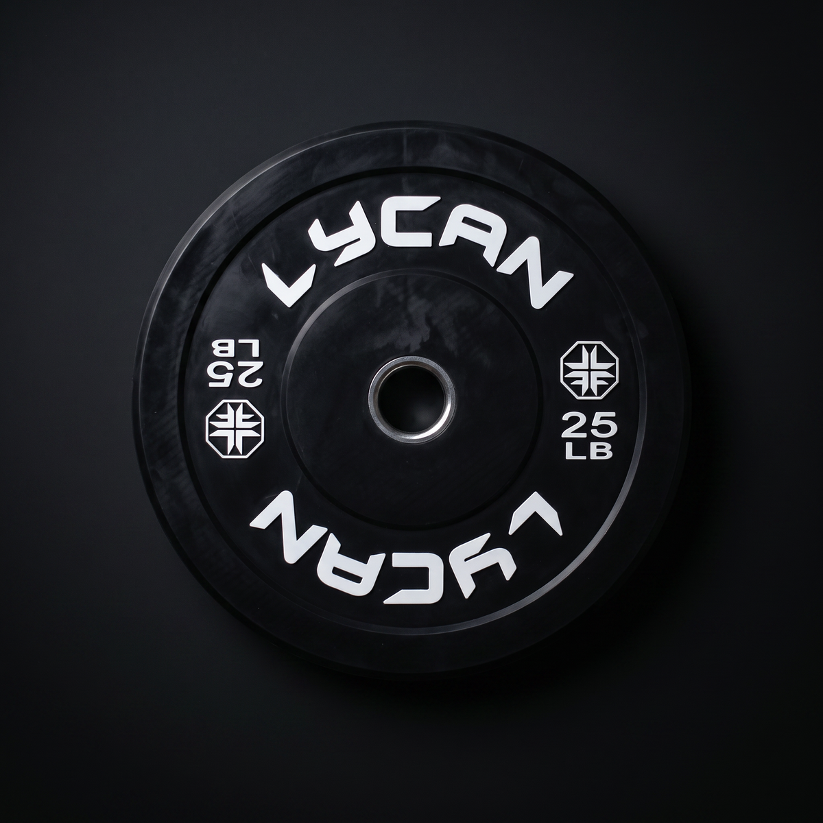Black Rubber Bumper Plates Lbs (Pair)