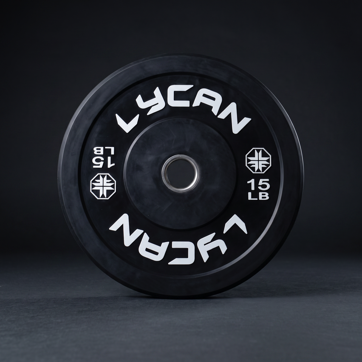 Black Rubber Bumper Plates Lbs (Pair)