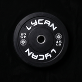 Black Rubber Bumper Plates Lbs (Pair)