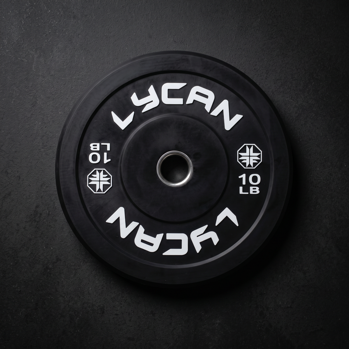Black Rubber Bumper Plates Lbs (Pair)