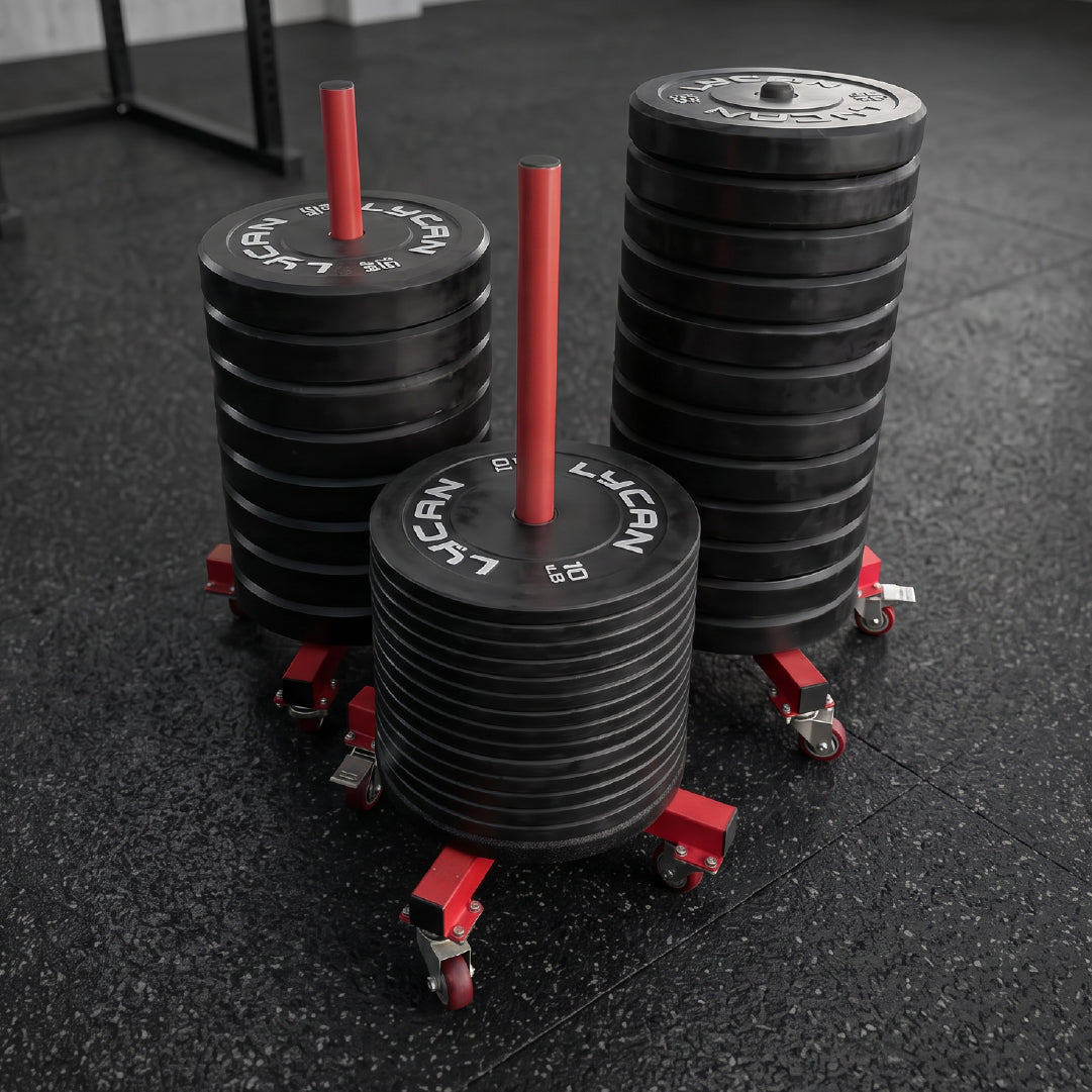 Wheeled Bumper Holder Rack
