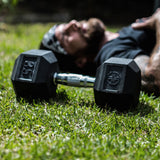 Hex Rubber Dumbbells LBS - Pair