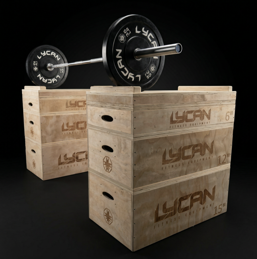 Wooden Jerk Blocks Set - Lycan Fitness